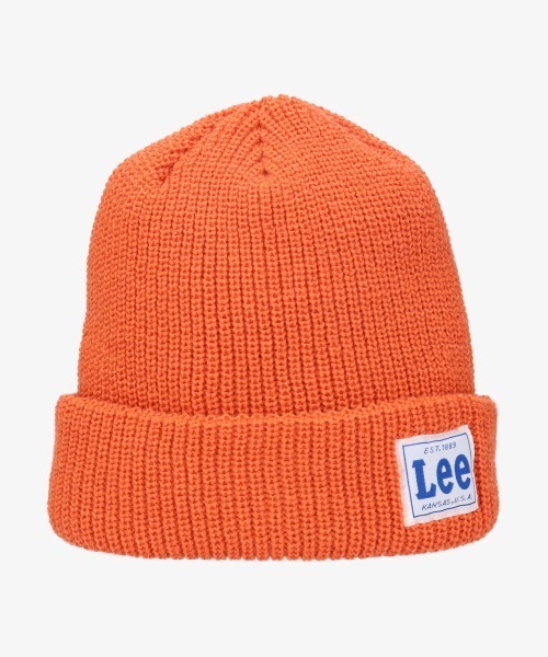 Lee（リー）の「【Lee】WATCH CAP ACRYLIC / 【リー】ワッチ　キャップ　アクリル　オーバーライド（ニットキャップ/ビーニー・メンズ・ベージュ/ネイビー/ピンク/イエロー/オレンジ/ブラック/グレー/ワインレッド/ダークパープル/ホワイト/レッド/グリーン・57~59cm）」の14枚目の写真