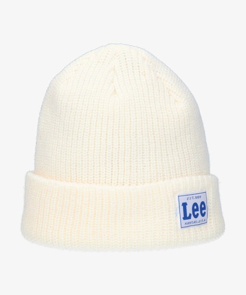 Lee（リー）の「【Lee】WATCH CAP ACRYLIC / 【リー】ワッチ　キャップ　アクリル　オーバーライド（ニットキャップ/ビーニー・メンズ・ベージュ/ネイビー/ピンク/イエロー/オレンジ/ブラック/グレー/ワインレッド/ダークパープル/ホワイト/レッド/グリーン・57~59cm）」の22枚目の写真
