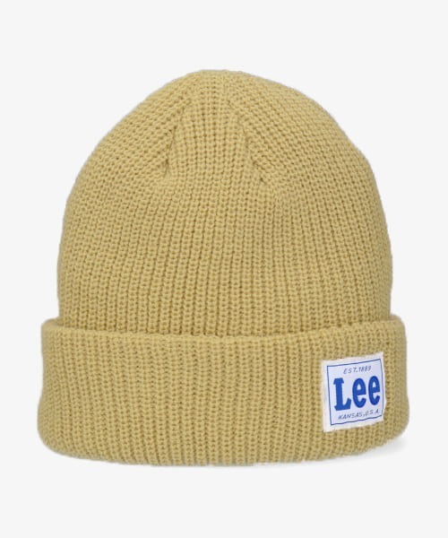 Lee（リー）の「【Lee】WATCH CAP ACRYLIC / 【リー】ワッチ　キャップ　アクリル　オーバーライド（ニットキャップ/ビーニー・メンズ・ベージュ/ネイビー/ピンク/イエロー/オレンジ/ブラック/グレー/ワインレッド/ダークパープル/ホワイト/レッド/グリーン・57~59cm）」の13枚目の写真