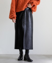 select MOCA | 2021 AW フェイクレザータイトハイウエストスカート(スカート)