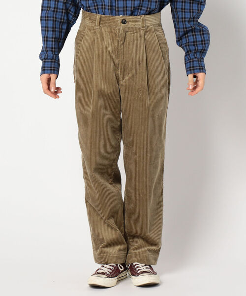 GLOSTER（グロスター）の「【ORCIVAL/オーシバル】ITALY FABRIC コールパンツ　#RC-2622CIT（その他パンツ・メンズ・ネイビー/ベージュ・4/3）」の3枚目の写真