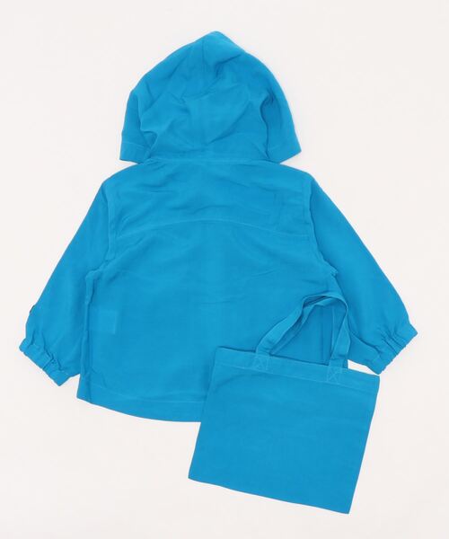 maarook（マルーク）の「[80-150]収納バック付きライトパーカー（ブルゾン・キッズ・ピンク/ブルー/グレー・80ｃｍ/90cm/100cm/110cm/120cm/130cm/140cm/150cm）」の4枚目の写真