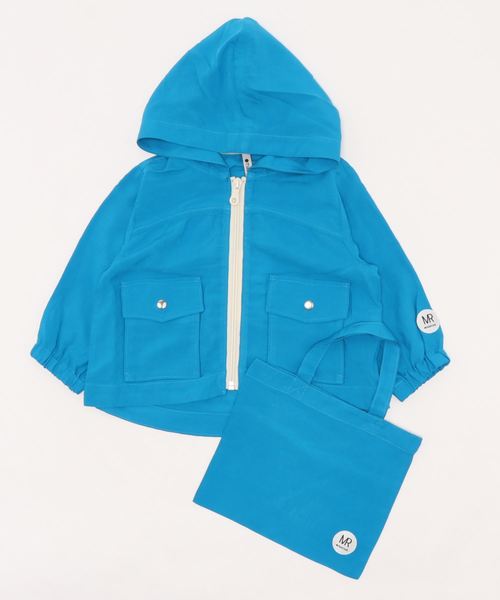 maarook（マルーク）の「[80-150]収納バック付きライトパーカー（ブルゾン・キッズ・ピンク/ブルー/グレー・80ｃｍ/90cm/100cm/110cm/120cm/130cm/140cm/150cm）」の7枚目の写真