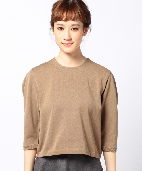 Another Edition（アナザーエディション）の「NYN クチビル COL ◆（ニット/セーター・レディース・ブラウン/ブラック/ライトグレー・フリー）」の4枚目の写真