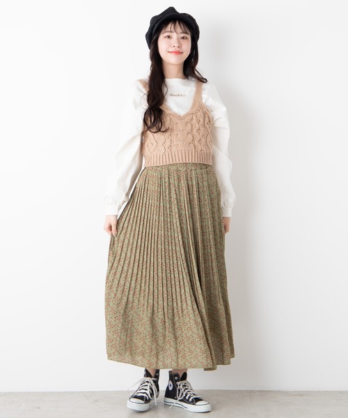 WEGO（ウィゴー）の「WEGO/アソートパターンプリーツロングスカート（スカート・レディース・その他1/その他2/アニマル/その他3/その他4/カラフル・FREE）」の7枚目の写真