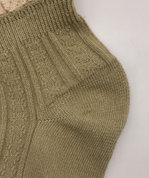 Futier land（フューティアランド）の「レース付ショートソックス（ソックス/靴下・レディース・ホワイト/ブラック/ベージュ・FREE）」の14枚目の写真