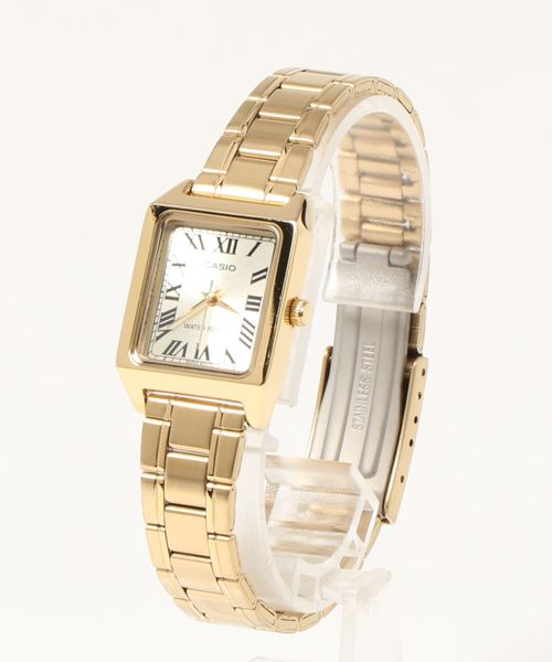 《CASIO》クラシックメタルスクエア（アナログ腕時計）｜B.I.D.（ビーアイディー）