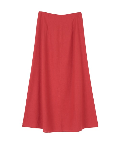 UR'S（ユアーズ）の「麻混ｾﾐﾌﾚｱｽｶｰﾄ（スカート・レディース・ブラウン/ベージュ/パープル/カーキ/ナチュラル/ブラック/レッド/グレイッシュベージュ/イエロー/ピンク/グリーン/ブルーグリーン/ダークネイビー/ターコイズブルー/オレンジ系その他・S/M/L）」の20枚目の写真