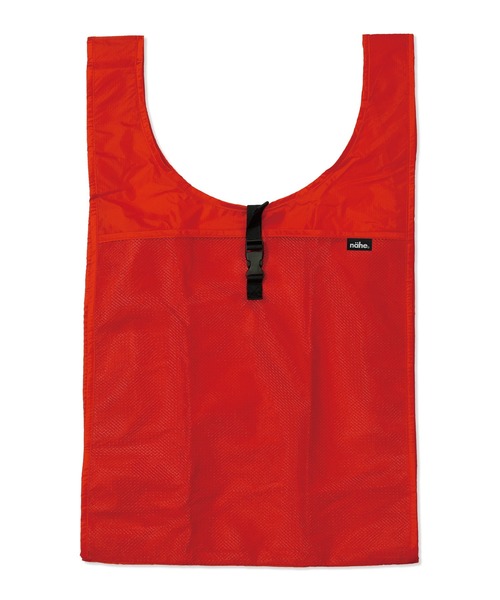 Nahe（ネーエ）の「nahe SHOPPER ネーエ ショッパー エコバッグ マルシェバッグ メッシュ トート 折りたたみ 大容量 L（エコバッグ/サブバッグ・レディース・ホワイト/ブラック/レッド/イエロー/ブルー/グリーン/ベージュ/ライトブルー・FREE）」の12枚目の写真