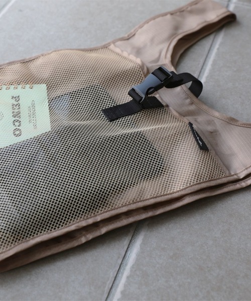 Nahe（ネーエ）の「nahe SHOPPER ネーエ ショッパー エコバッグ マルシェバッグ メッシュ トート 折りたたみ 大容量 L（エコバッグ/サブバッグ・レディース・ホワイト/ブラック/レッド/イエロー/ブルー/グリーン/ベージュ/ライトブルー・FREE）」の18枚目の写真