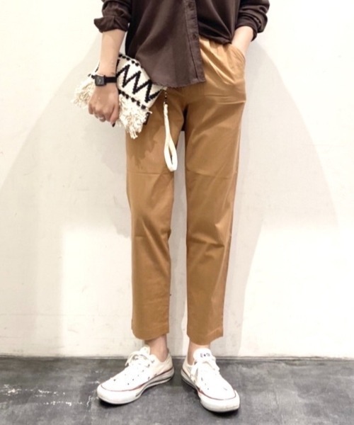 BAYFLOW(ベイフロー)の「テーパードロストパンツ(その他パンツ・レディース・ブラック/カーキ/ピンク/キャメル・SMALL/MEDIUM/LARGE)」の4枚目の写真