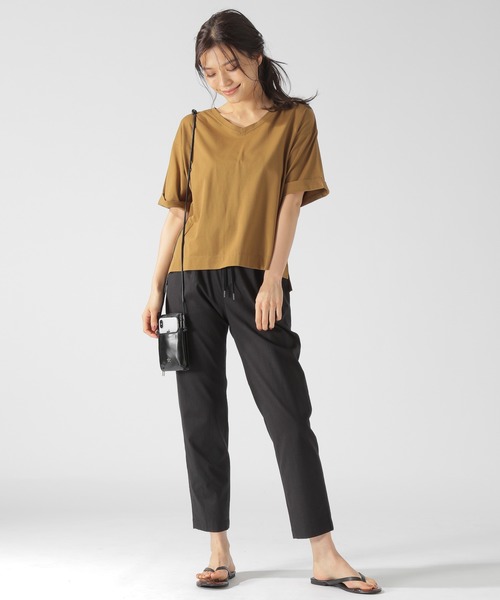 BAYFLOW(ベイフロー)の「テーパードロストパンツ(その他パンツ・レディース・ブラック/カーキ/ピンク/キャメル・SMALL/MEDIUM/LARGE)」の10枚目の写真