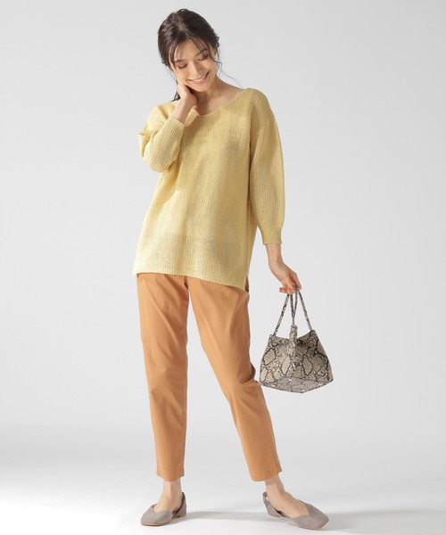 BAYFLOW(ベイフロー)の「テーパードロストパンツ(その他パンツ・レディース・ブラック/カーキ/ピンク/キャメル・SMALL/MEDIUM/LARGE)」の16枚目の写真
