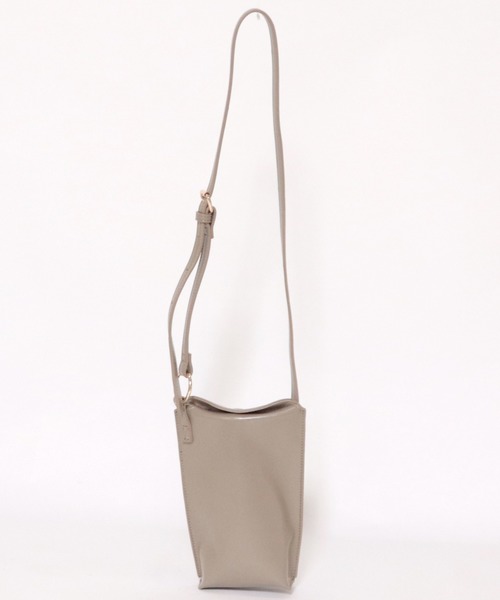 archives（アルシーヴ）の「ボトルショルダー（ショルダーバッグ・レディース・ブラック/グレー系その他/ブラウン・MEDIUM）」の2枚目の写真