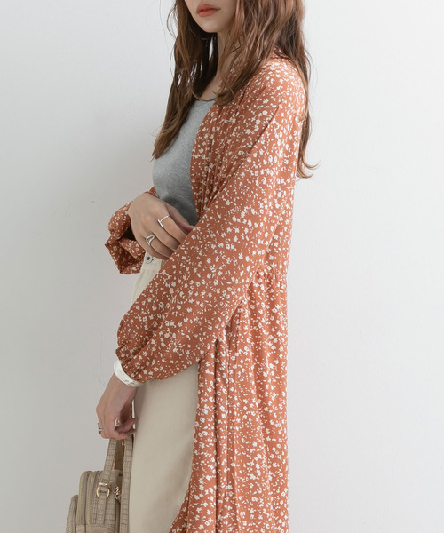 Newlyme（ニューリーミー）の「花柄マキシシャツワンピース【R】（ワンピース・レディース・ブラック/ピンク・MEDIUM/LARGE）」の19枚目の写真