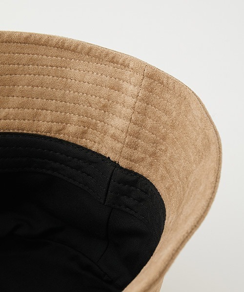 AZUL by moussy(アズールバイマウジー)の「ECO SUEDE BUCKET HAT/エコスエードバケットハット(ハット・レディース・ベージュ/ブラック・FREE)」の12枚目の写真