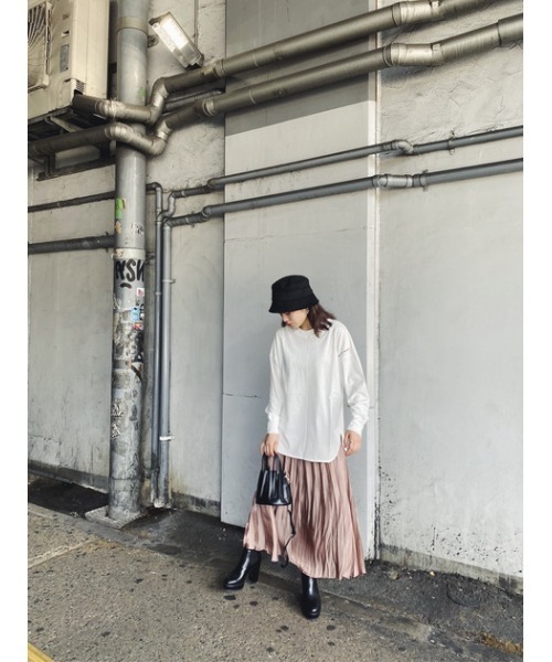 AZUL by moussy(アズールバイマウジー)の「ECO SUEDE BUCKET HAT/エコスエードバケットハット(ハット・レディース・ベージュ/ブラック・FREE)」の14枚目の写真