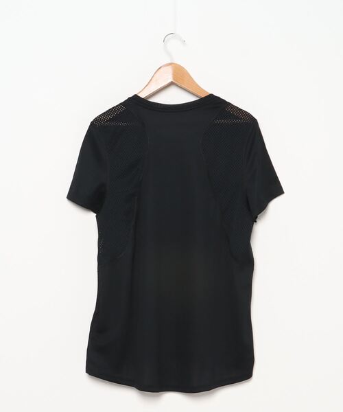 NIKE(ナイキ)の「NIKE/ナイキ ウィメンズ ラン GX S/S トップ(Tシャツ/カットソー・レディース・ブラック/イエローゴールド・M/L/XS/S)」の10枚目の写真
