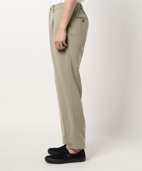 ADAM ET ROPE'（アダムエロペ）の「ダブルクロスイージースラックス（スラックス・メンズ・チャコールグレー/ブラック/ベージュ系その他・M/L）」の4枚目の写真