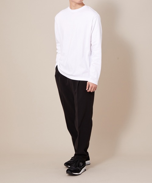 ADAM ET ROPE'（アダムエロペ）の「ダブルクロスイージースラックス（スラックス・メンズ・チャコールグレー/ブラック/ベージュ系その他・M/L）」の7枚目の写真