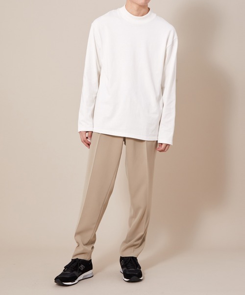 ADAM ET ROPE'（アダムエロペ）の「ダブルクロスイージースラックス（スラックス・メンズ・チャコールグレー/ブラック/ベージュ系その他・M/L）」の6枚目の写真