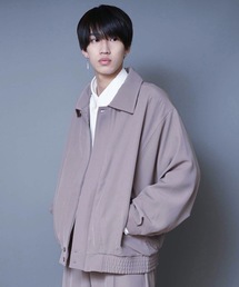 UNIIT | 【UNIIT】オーバーサイズブルゾン BIG JKT ビッグシルエット セットアップ対応 ジップアップ ストレッチ素材(ブルゾン)