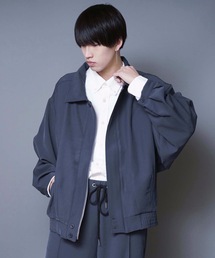 UNIIT | 【UNIIT】オーバーサイズブルゾン　ＢＩＧ　ＪＫＴ　ビッグシルエット　セットアップ対応　ジップアップ　ストレッチ素材(ブルゾン)