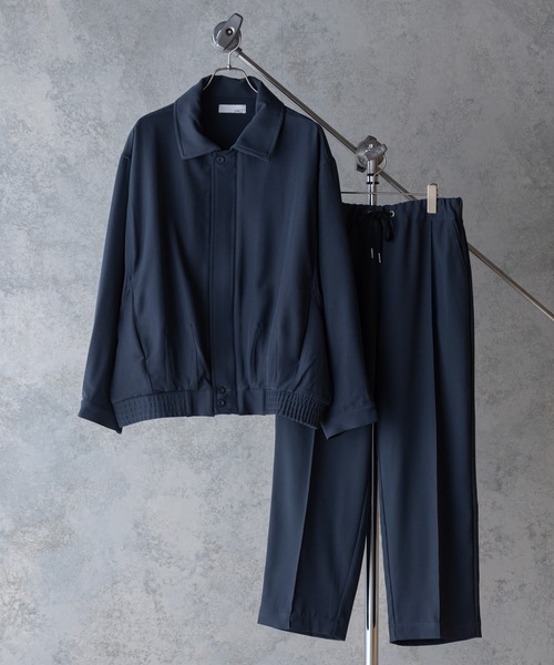 UNIIT（ユニット）の「【UNIIT】オーバーサイズブルゾン　ＢＩＧ　ＪＫＴ　ビッグシルエット　セットアップ対応　ジップアップ　ストレッチ素材（ブルゾン・メンズ・ブラック/ブルー/ベージュ/ブラウン・MEDIUM/LARGE）」の19枚目の写真