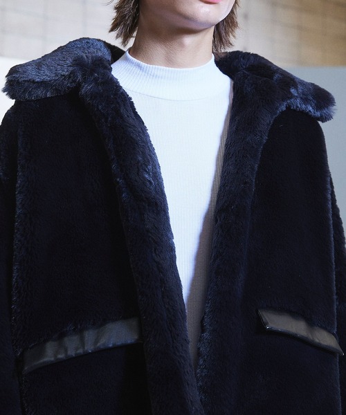 act'm（アクトム）の「act'm ファーブルゾン（ブルゾン・メンズ・ブラック/ベージュ/チャコール・M/L）」の16枚目の写真