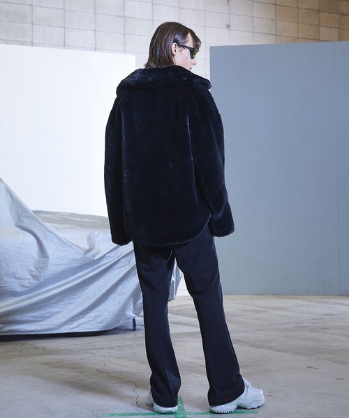 act'm（アクトム）の「act'm ファーブルゾン（ブルゾン・メンズ・ブラック/ベージュ/チャコール・M/L）」の18枚目の写真