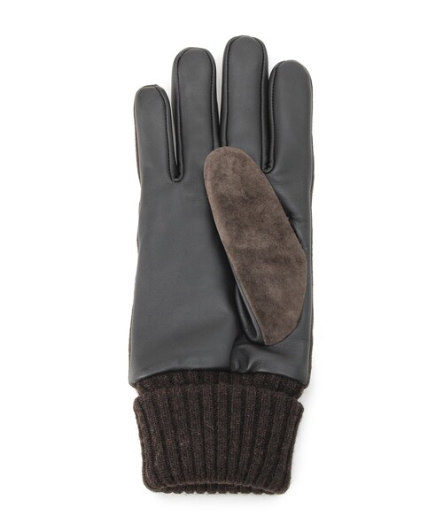 tk.TAKEO KIKUCHI（ティーケータケオキクチ）の「スウェードリブグローブ（手袋・メンズ・ブラック/ダークブラウン/ネイビー・00）」の7枚目の写真