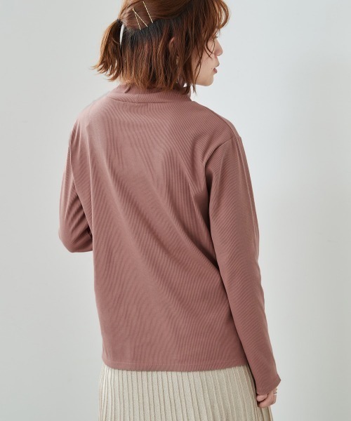 cepo（セポ）の「タートルネックロンＴｅｅ（Tシャツ/カットソー・レディース・ブラック/オフホワイト/カーキ/ピンク・M）」の9枚目の写真