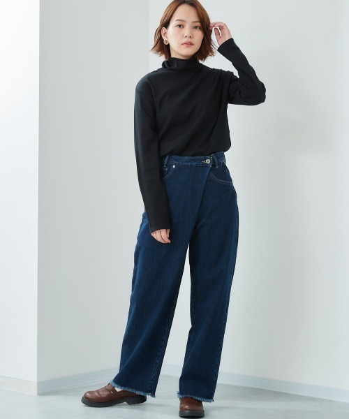 cepo（セポ）の「タートルネックロンＴｅｅ（Tシャツ/カットソー・レディース・ブラック/オフホワイト/カーキ/ピンク・M）」の12枚目の写真