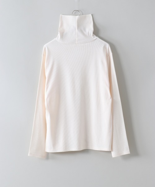 cepo（セポ）の「タートルネックロンＴｅｅ（Tシャツ/カットソー・レディース・ブラック/オフホワイト/カーキ/ピンク・M）」の21枚目の写真