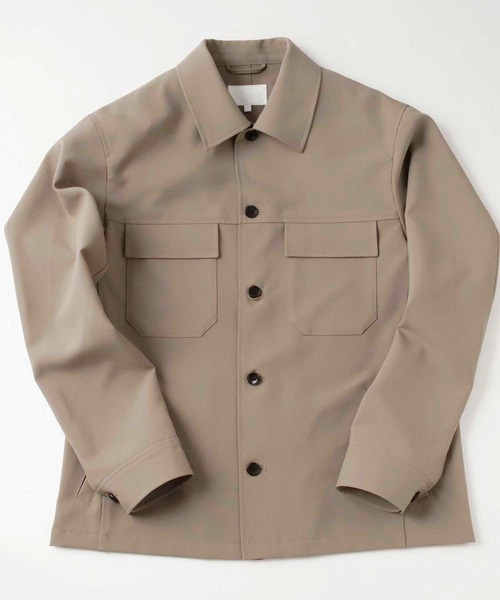 UNION STATION（ユニオンステーション）の「【セットアップ対応】トロピカルマテリアル CPOシャツ（ブルゾン・メンズ・ライトブルー/グリーン/グレー系その他/キナリ/ブラック・L/M/S）」の18枚目の写真