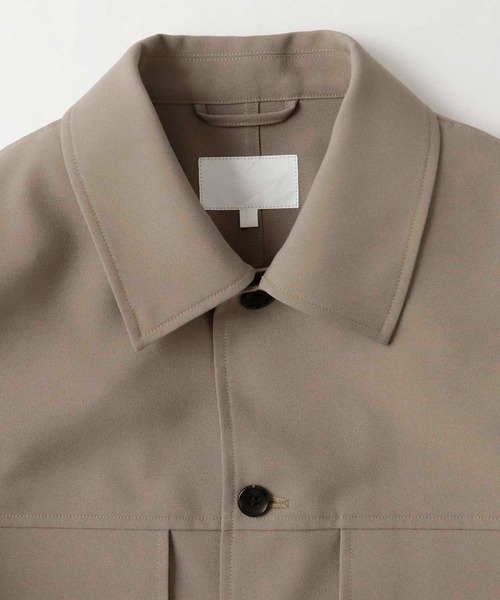 UNION STATION（ユニオンステーション）の「【セットアップ対応】トロピカルマテリアル CPOシャツ（ブルゾン・メンズ・ライトブルー/グリーン/グレー系その他/キナリ/ブラック・L/M/S）」の19枚目の写真