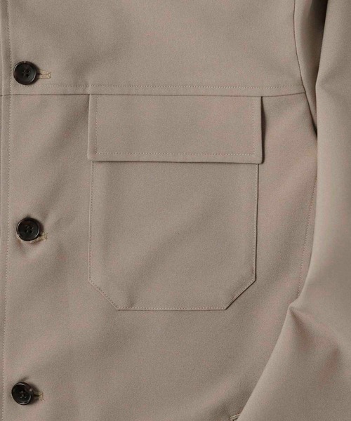 UNION STATION（ユニオンステーション）の「【セットアップ対応】トロピカルマテリアル CPOシャツ（ブルゾン・メンズ・ライトブルー/グリーン/グレー系その他/キナリ/ブラック・L/M/S）」の20枚目の写真