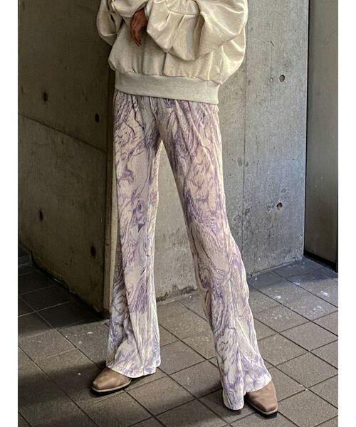 EMODA（エモダ）の「ルーズプリーツパンツ（その他パンツ・レディース・ブラック/パープル/その他/ミント/その他1/ブルー・FREE）」の6枚目の写真