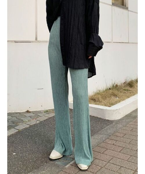 EMODA（エモダ）の「ルーズプリーツパンツ（その他パンツ・レディース・ブラック/パープル/その他/ミント/その他1/ブルー・FREE）」の3枚目の写真