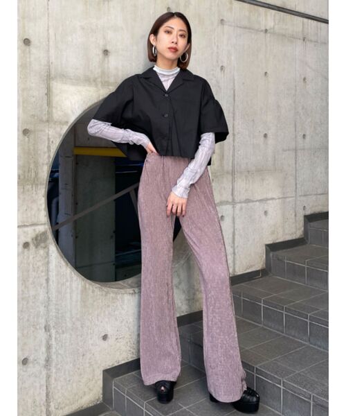 EMODA（エモダ）の「ルーズプリーツパンツ（その他パンツ・レディース・ブラック/パープル/その他/ミント/その他1/ブルー・FREE）」の12枚目の写真