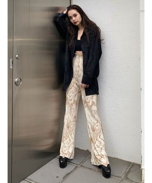 EMODA（エモダ）の「ルーズプリーツパンツ（その他パンツ・レディース・ブラック/パープル/その他/ミント/その他1/ブルー・FREE）」の18枚目の写真