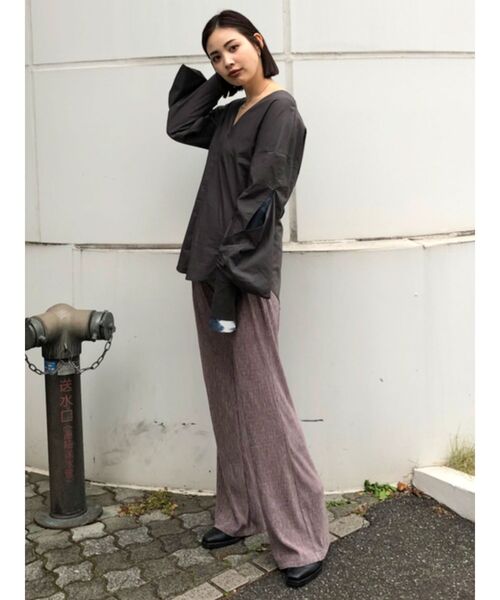 セール】ルーズプリーツパンツ（その他パンツ）｜EMODA（エモダ