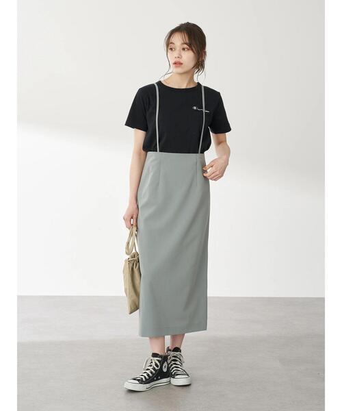 Champion（チャンピオン）の「Champion×earthポケット付きＴシャツ ＊（Tシャツ/カットソー・レディース・ホワイト/ブラック/カーキ/モカ・MEDIUM/LARGE）」の13枚目の写真