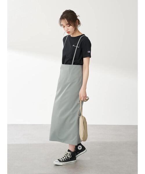 Champion（チャンピオン）の「Champion×earthポケット付きＴシャツ ＊（Tシャツ/カットソー・レディース・ホワイト/ブラック/カーキ/モカ・MEDIUM/LARGE）」の10枚目の写真