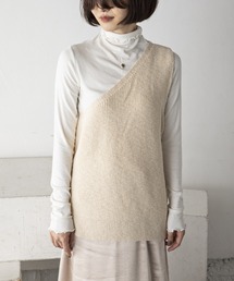 Kari & lili | ワンショルダーニットベスト(ベスト)