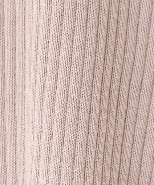 libelle more（リベル モア）の「BACKリボンニットベスト+楊柳インナーPO セット（Tシャツ/カットソー・レディース・ブラック/モカ/ピンク/ライトベージュ・L/M）」の15枚目の写真