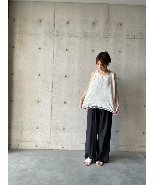 BEARDSLEY(ビアズリー)の「《FABIO RUSCONI/ファビオ・ルスコーニ》型押しレザーミュール(サンダル・レディース・ホワイト・38/36/37)」の13枚目の写真