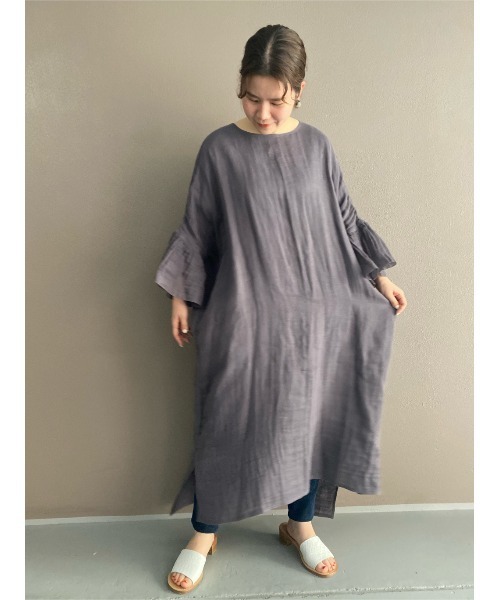 BEARDSLEY(ビアズリー)の「《FABIO RUSCONI/ファビオ・ルスコーニ》型押しレザーミュール(サンダル・レディース・ホワイト・38/36/37)」の9枚目の写真