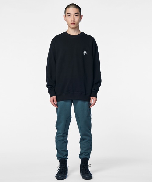 PIPING HOT FUTURE(パイピングホットフューチャー)の「OVERSIZE SEAMED CREW(スウェットパンツ・メンズ・ブラック・S/M/L/XL)」の13枚目の写真