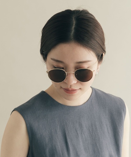 SMELLY（スメリー）の「メタルボストンサングラス（サングラス・レディース・ブラウン系その他/ブルー系その他・-）」の12枚目の写真
